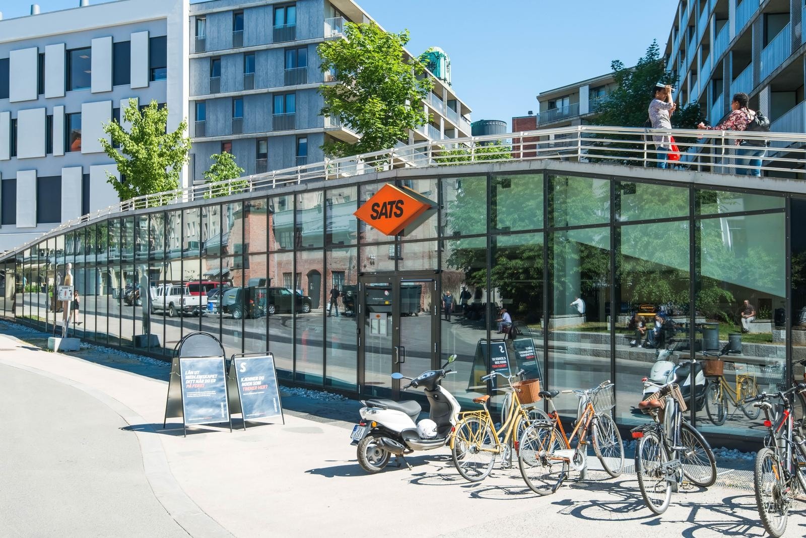 For den treningsglade ligger Sats Schous plass ikke langt unna. Galleribilde