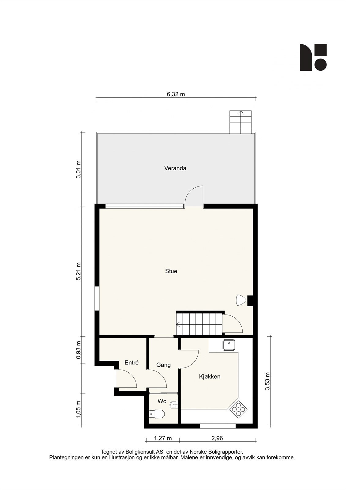 Plantegning 1. etasje. Galleribilde
