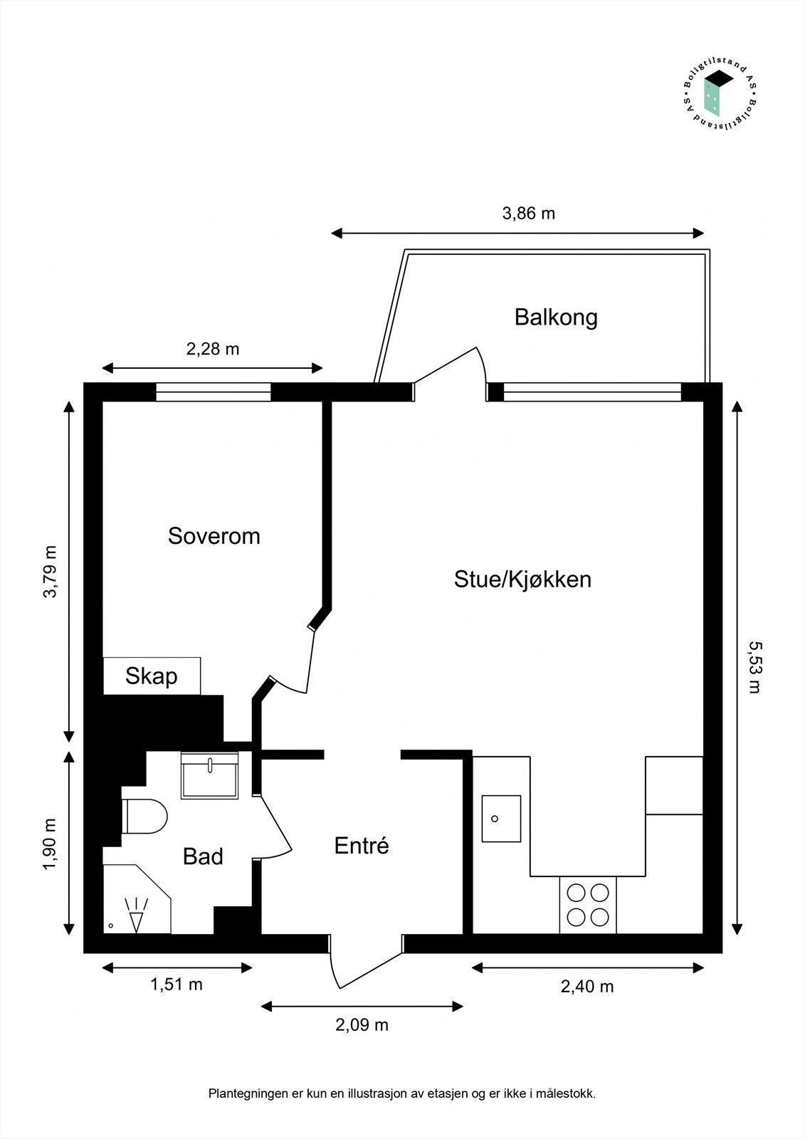 Planløsning. Galleribilde