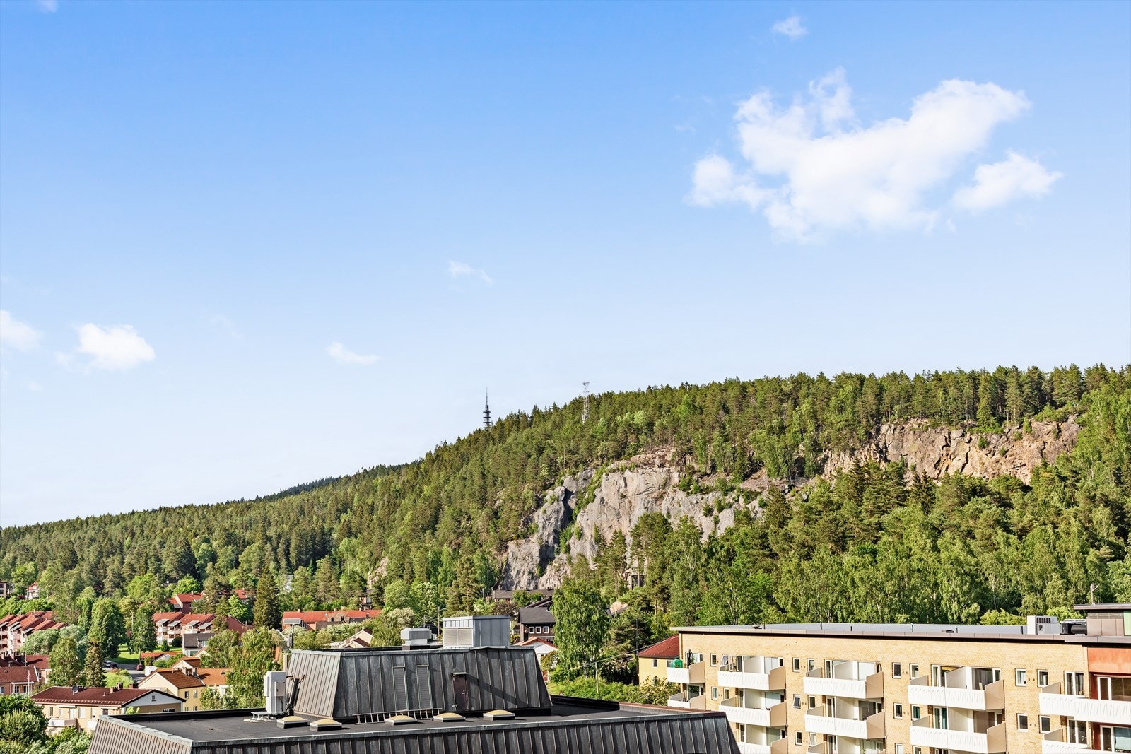 Utsikt fra balkong. Galleribilde