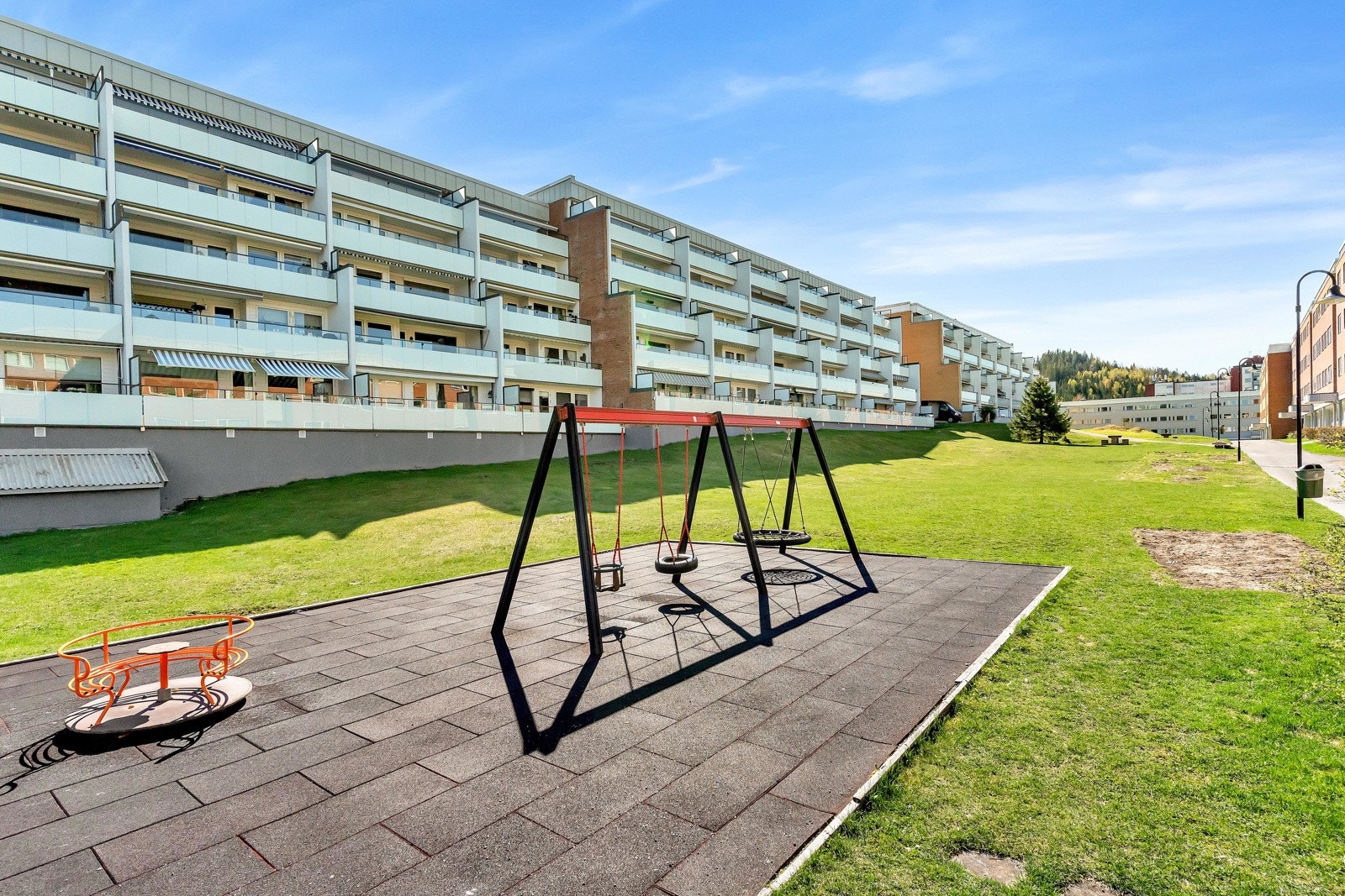 Blystadlia er kjent for sitt rolige og barnevennlige miljø Galleribilde