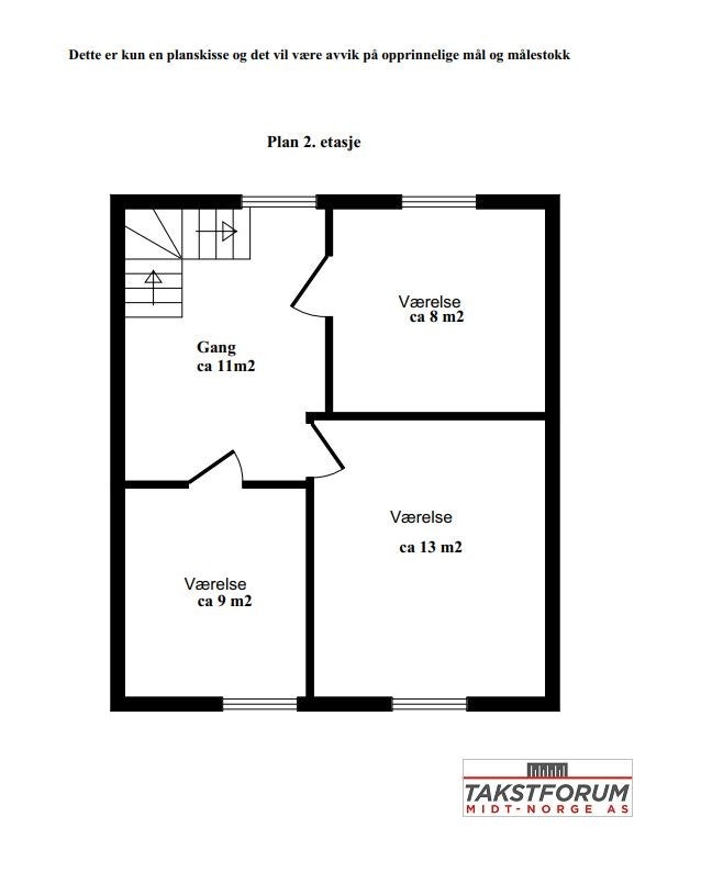 Planskisse 2.etg. Galleribilde