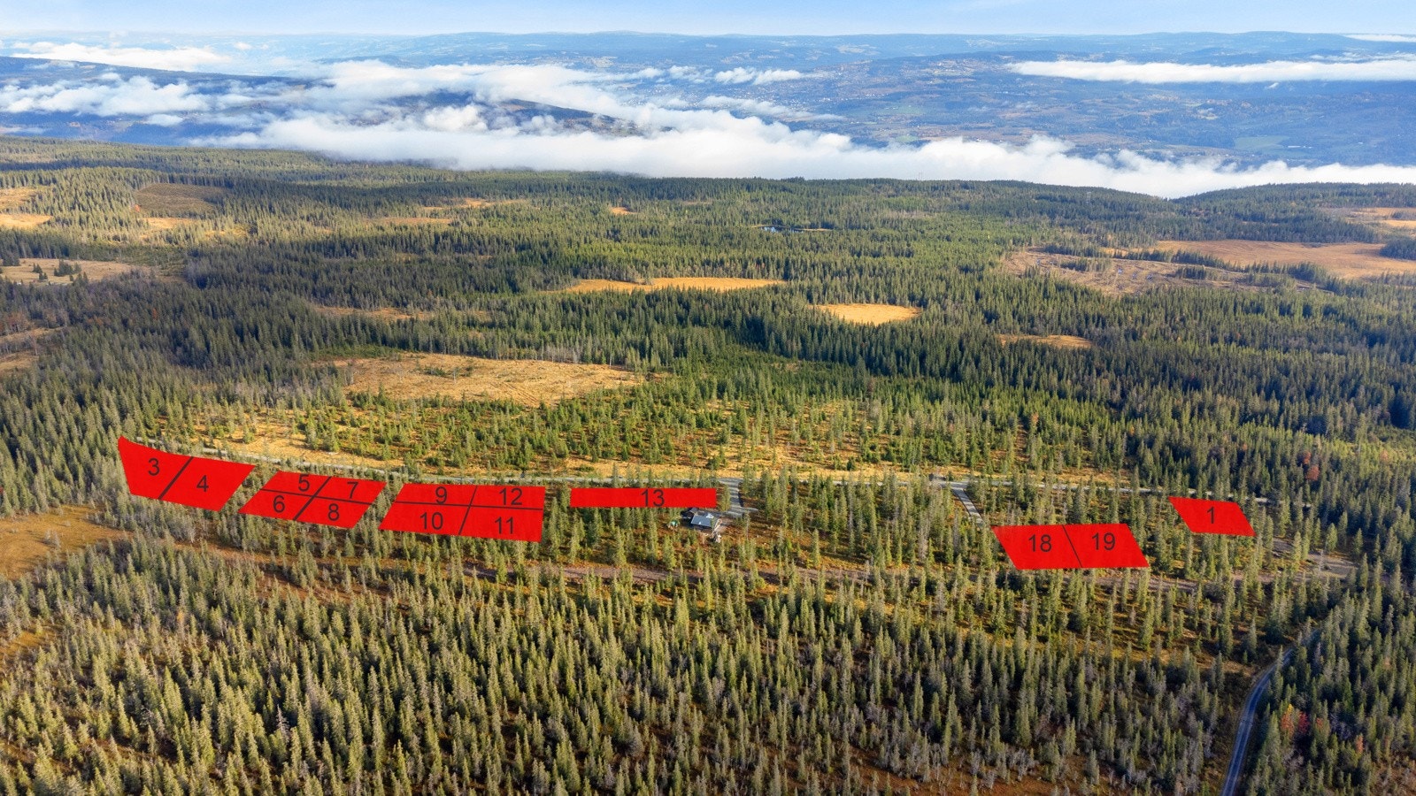 Dette er kun en illustrasjon av tomteområdet, skissen er ikke målsatt og avvik kan forekomme. Galleribilde