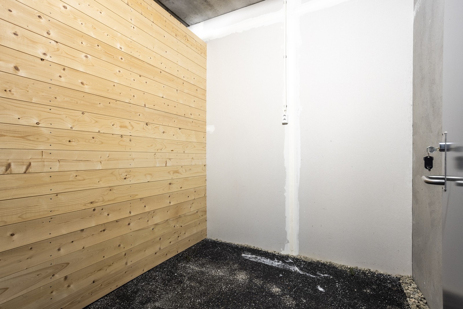 Boden er på ca. 5 m² og sikrer ekstra lagringsplass. Galleribilde