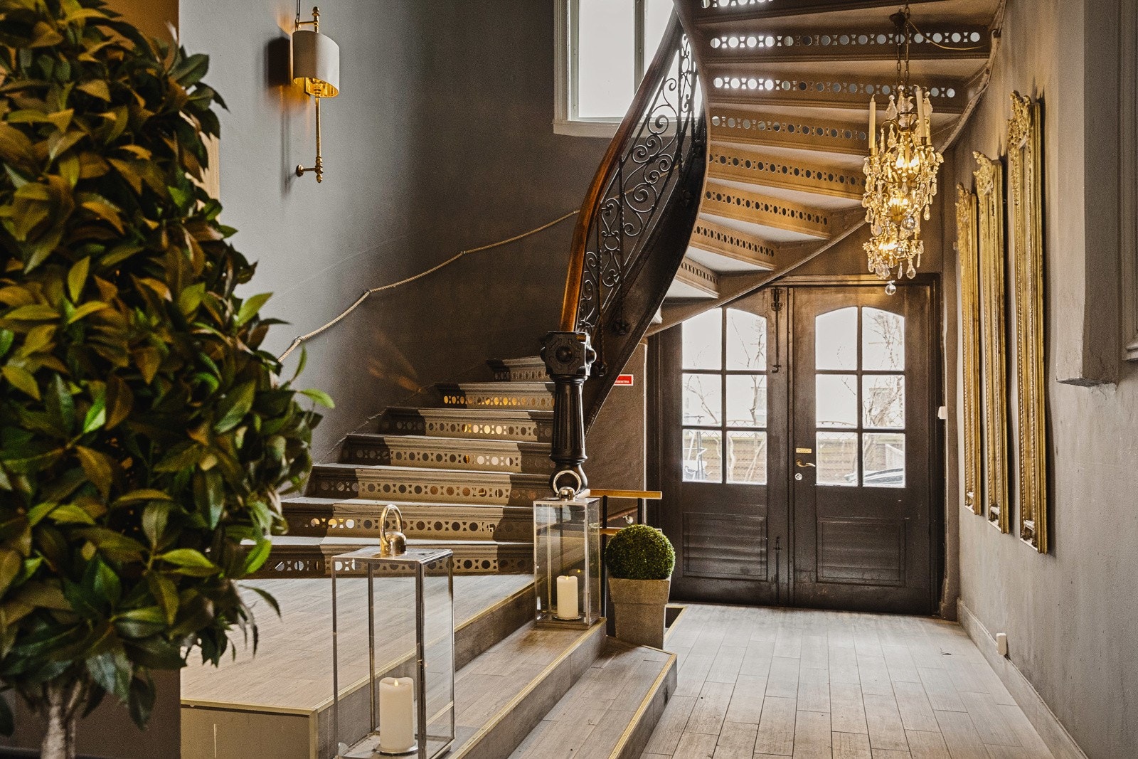 Innbydende felles gang Galleribilde