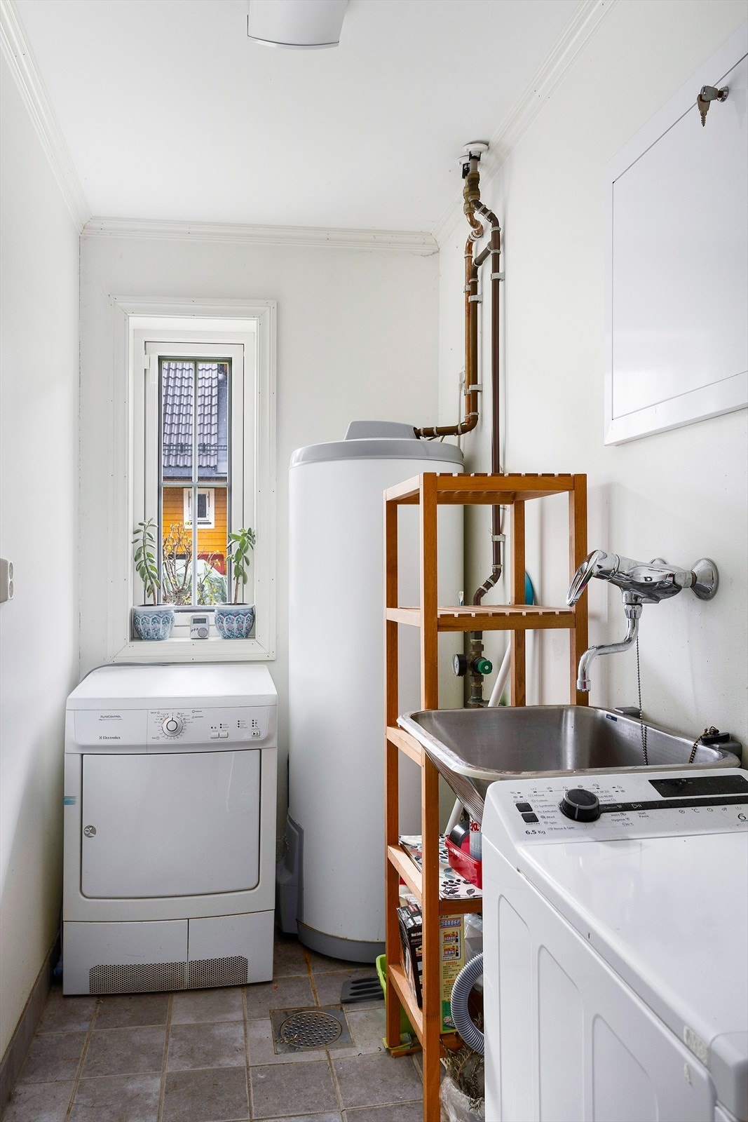 Praktisk separat vaskerom. Galleribilde