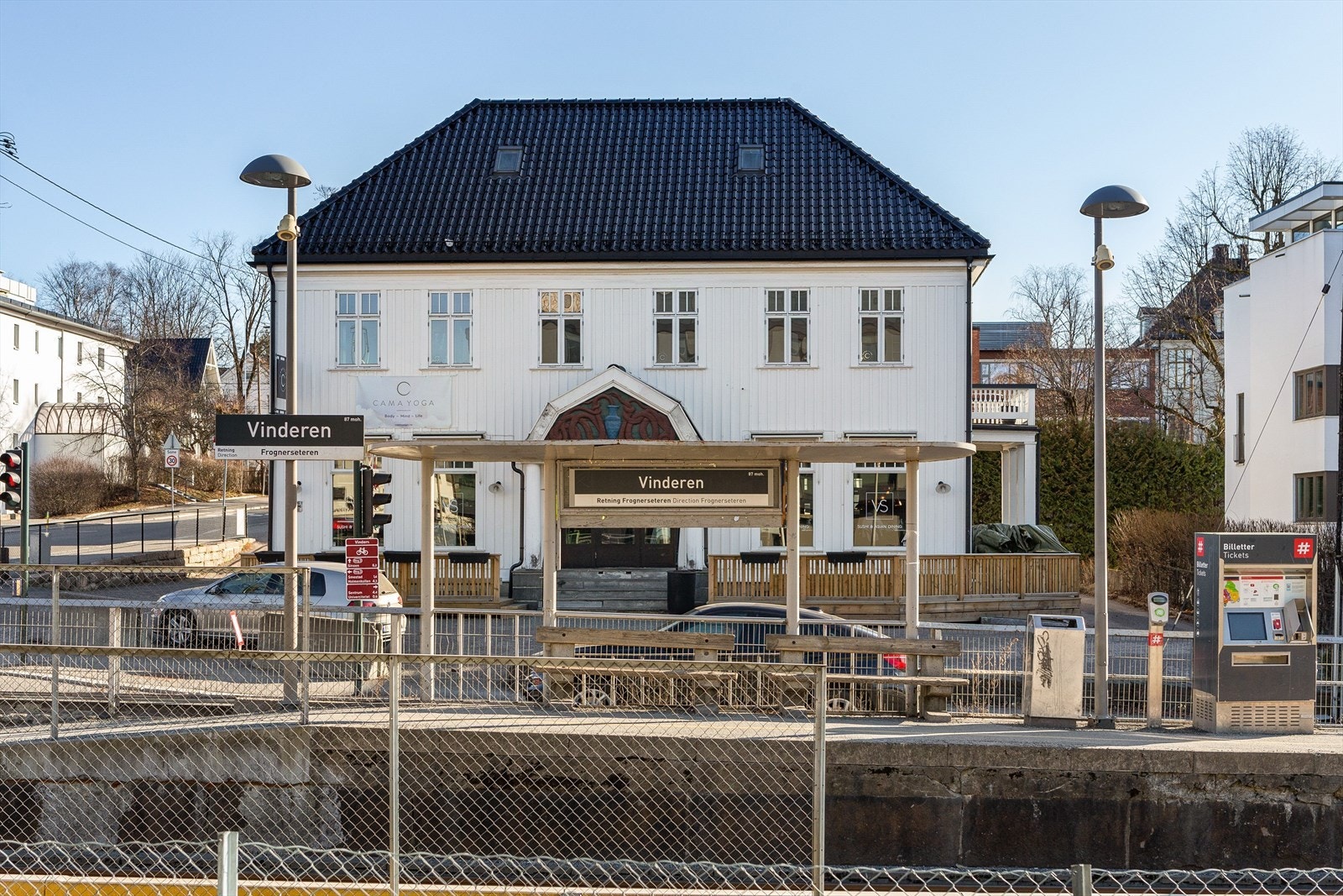 T-bane på Vinderen. Galleribilde