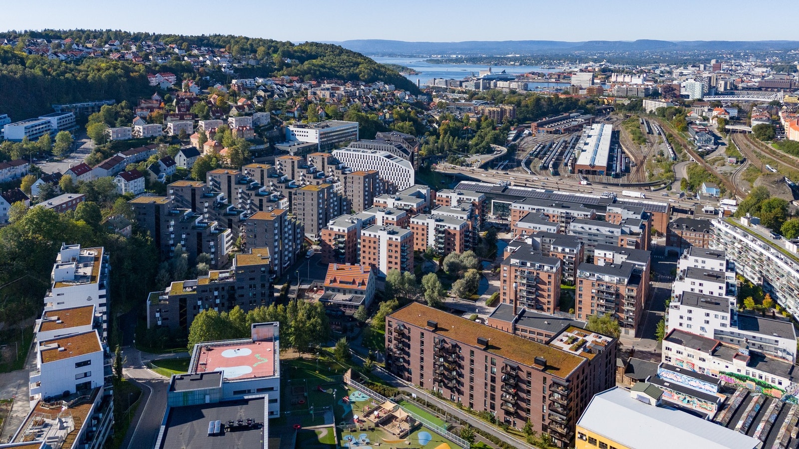 Nærområdet - Boligen ligger attraktivt til med kort vei til Oslo sentrum. Galleribilde