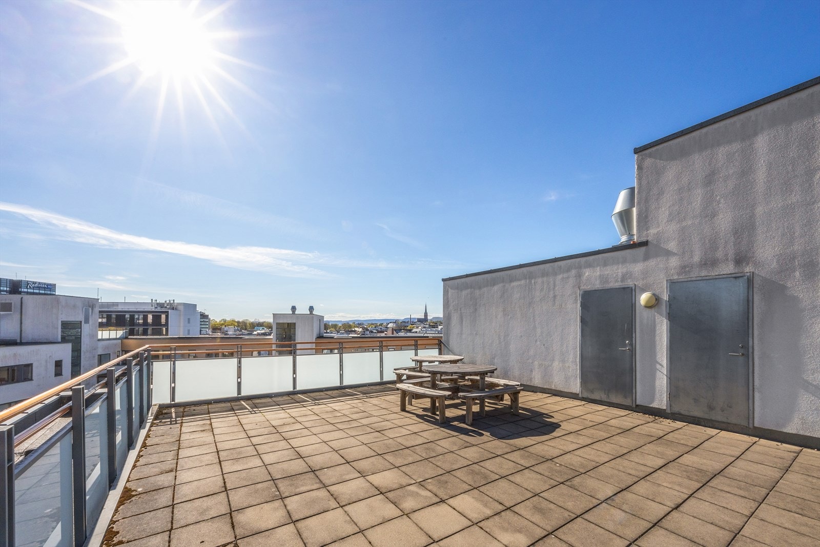 Fantastisk felles takterrasse. Galleribilde