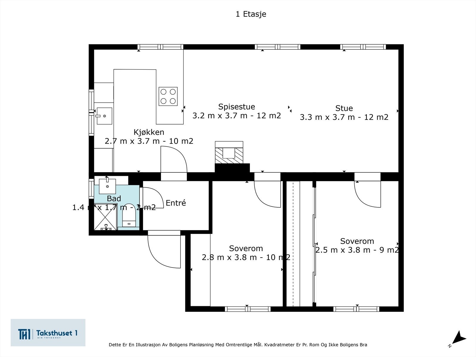 Plantegning Galleribilde