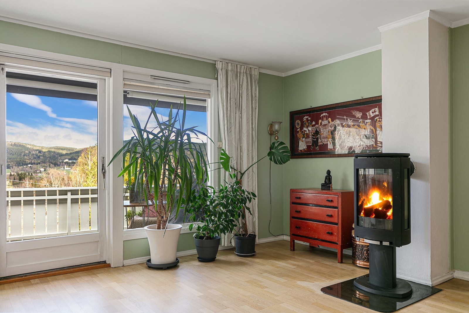 Detaljer fra stue Galleribilde