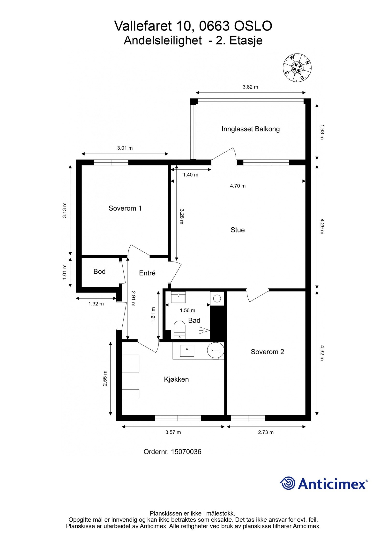 Plantegning Galleribilde