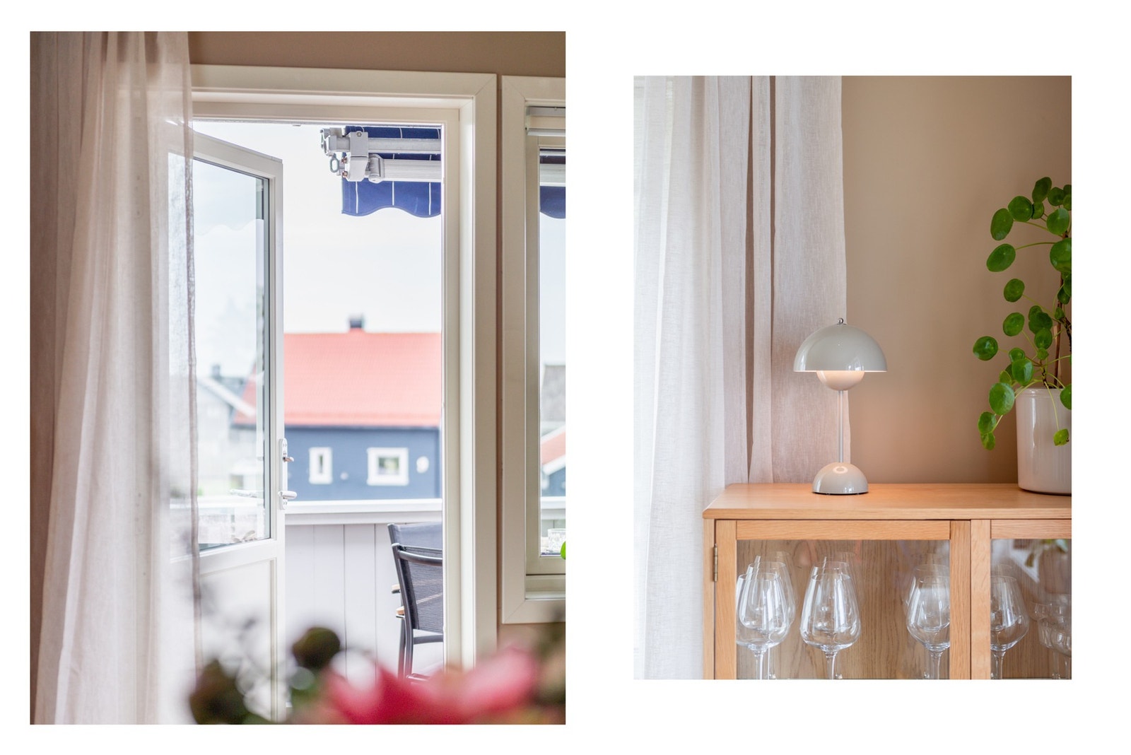 Utgang til solrik veranda på ca 8kvm. Galleribilde