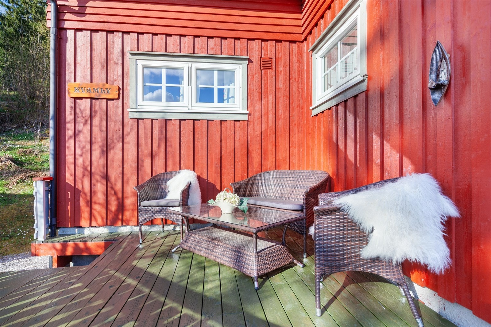 Her har du solen fra tidlig på morgningen til sent på kvelden. Galleribilde