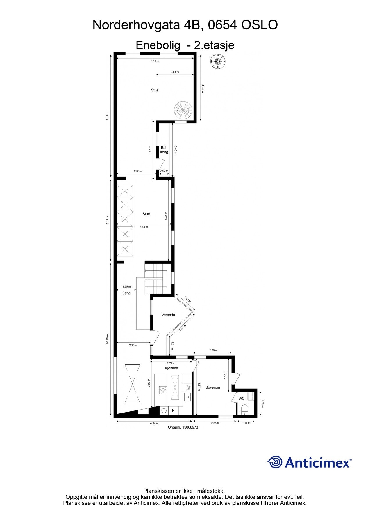 Plantegning 2.etasje. Galleribilde