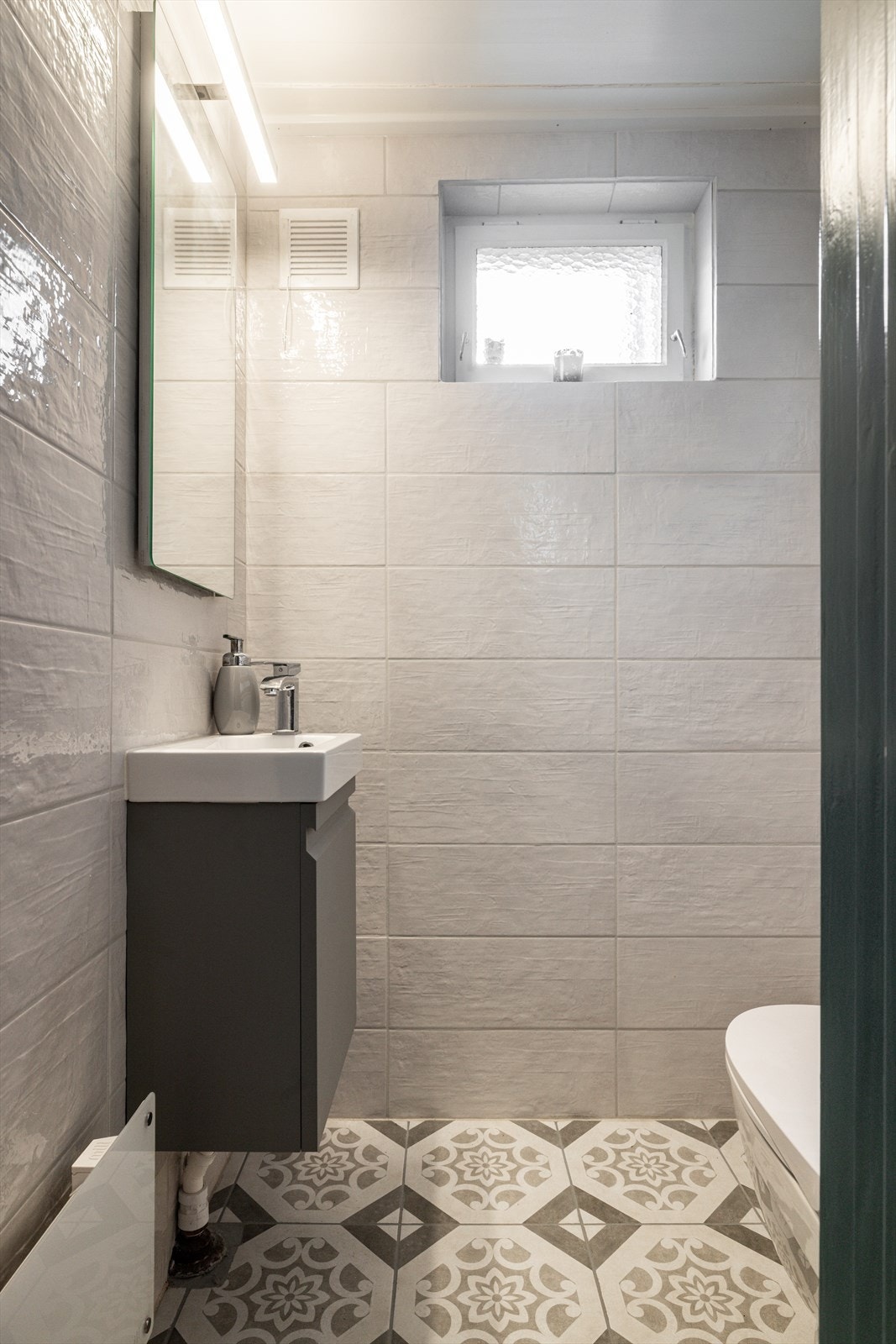 Separat WC i kjelleren ble pusset opp i 2018 Galleribilde
