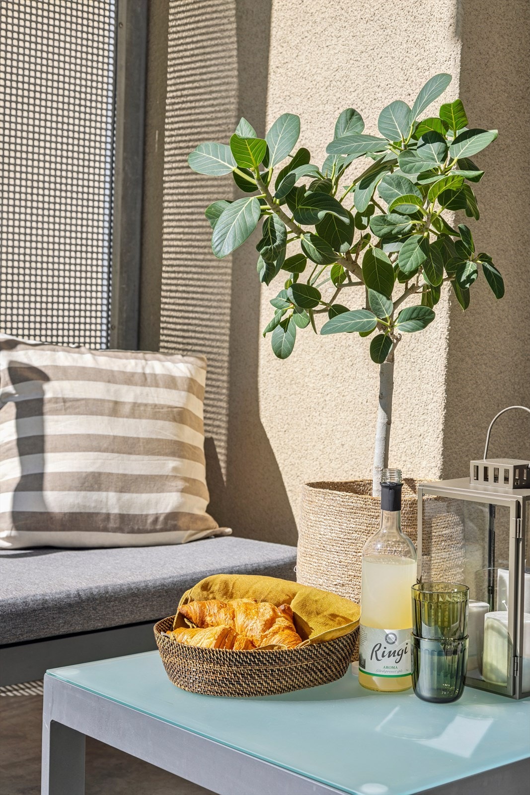 Balkong idyll. Galleribilde