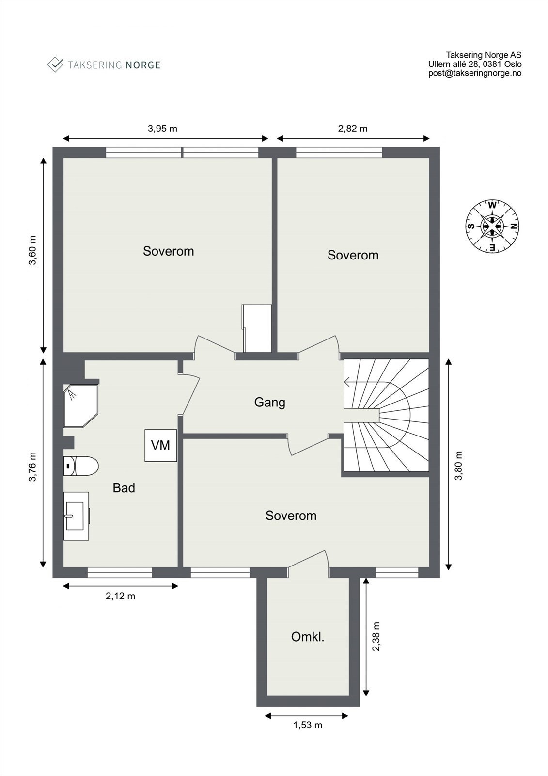 Plantegning for 2. etasje. Galleribilde