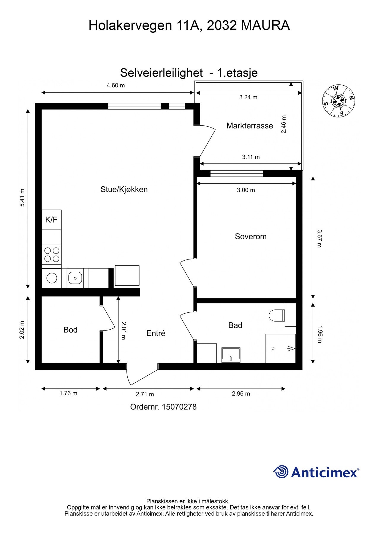 Plantegning Galleribilde