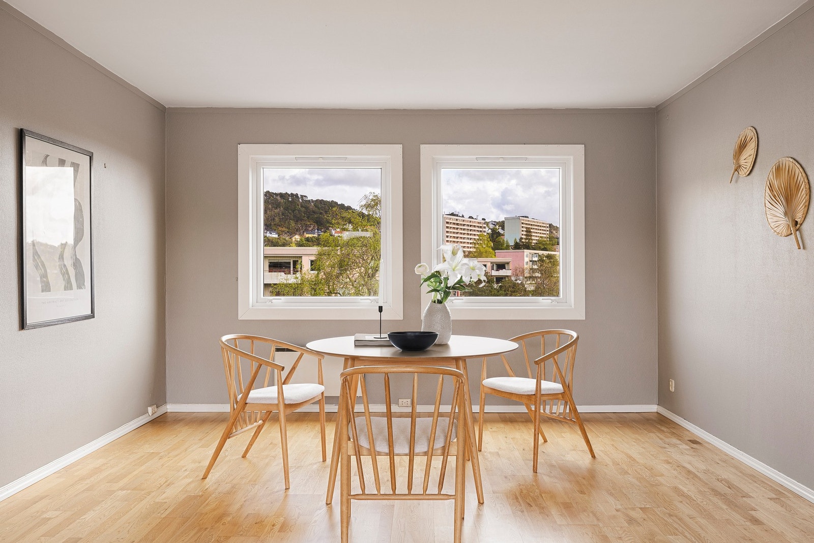 Her kan det ved enkle grep settes opp en vegg for soverom 3. Galleribilde