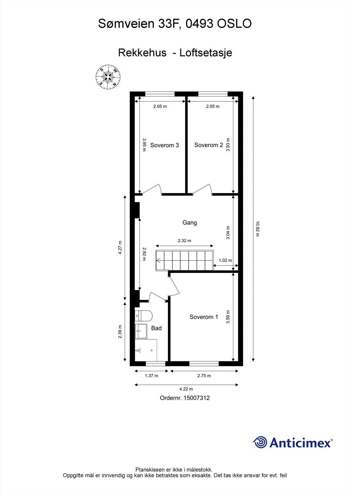 Plantegning 2. etasje Galleribilde
