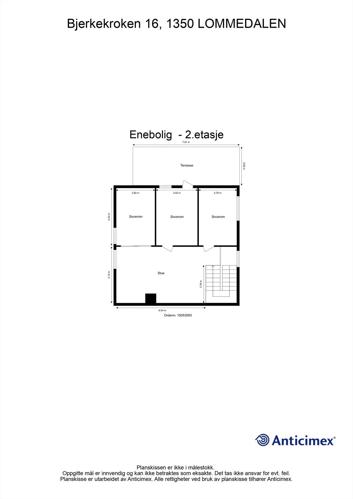 Plantegning 2. etasje Galleribilde