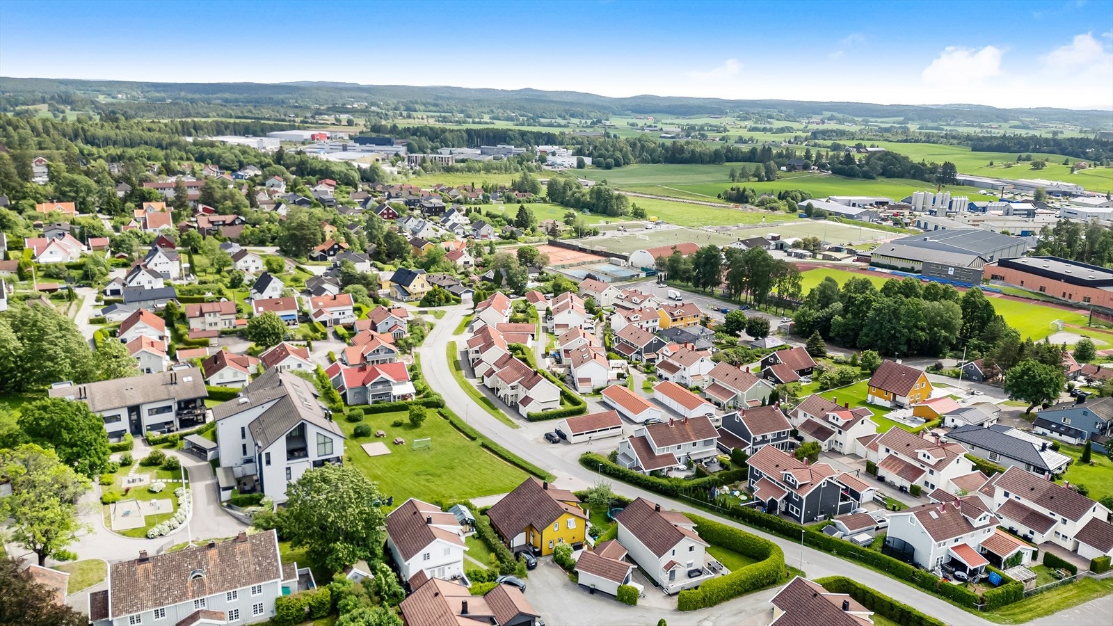 Dronefoto. Galleribilde