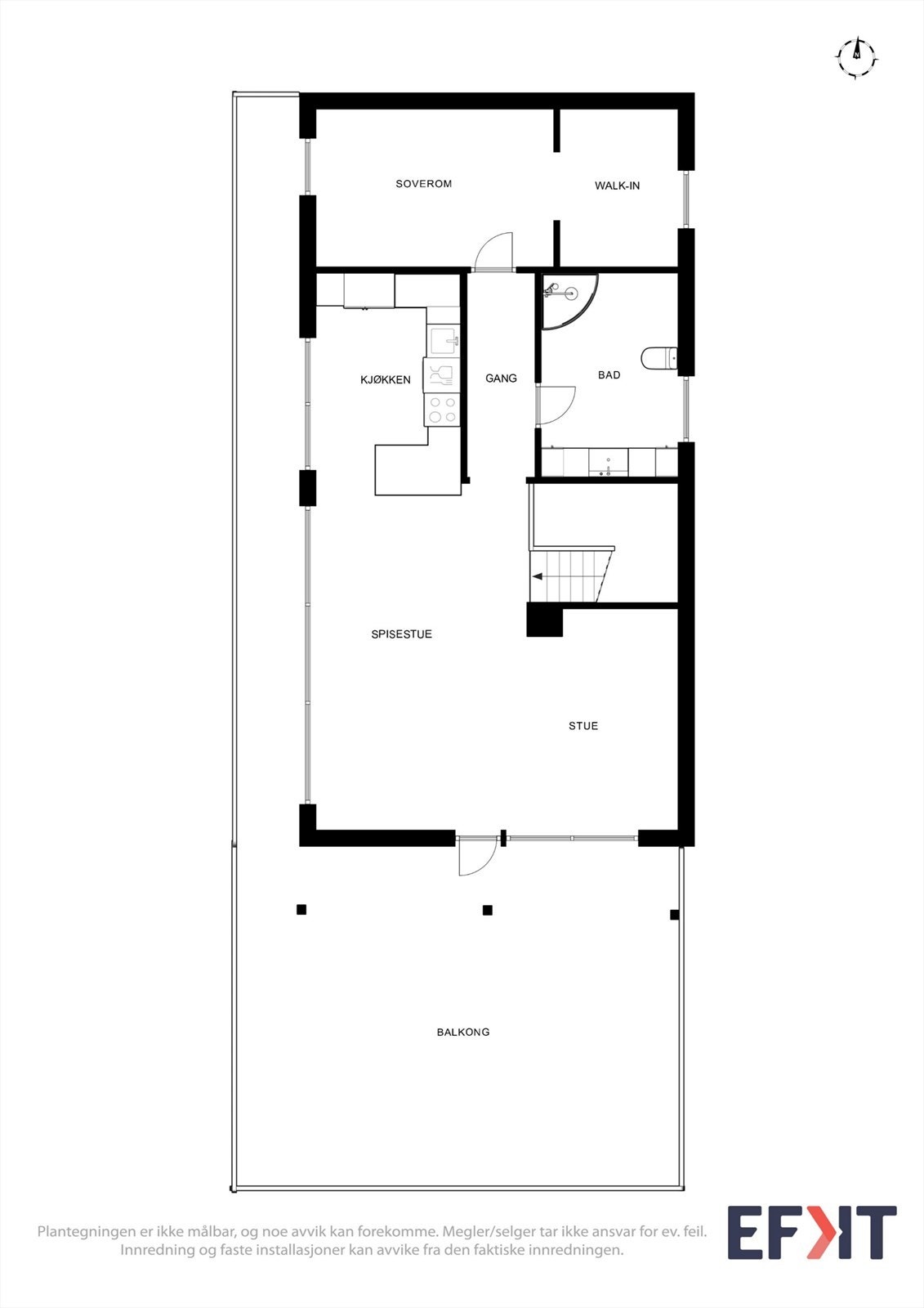 Plantegning hovedetasje Galleribilde