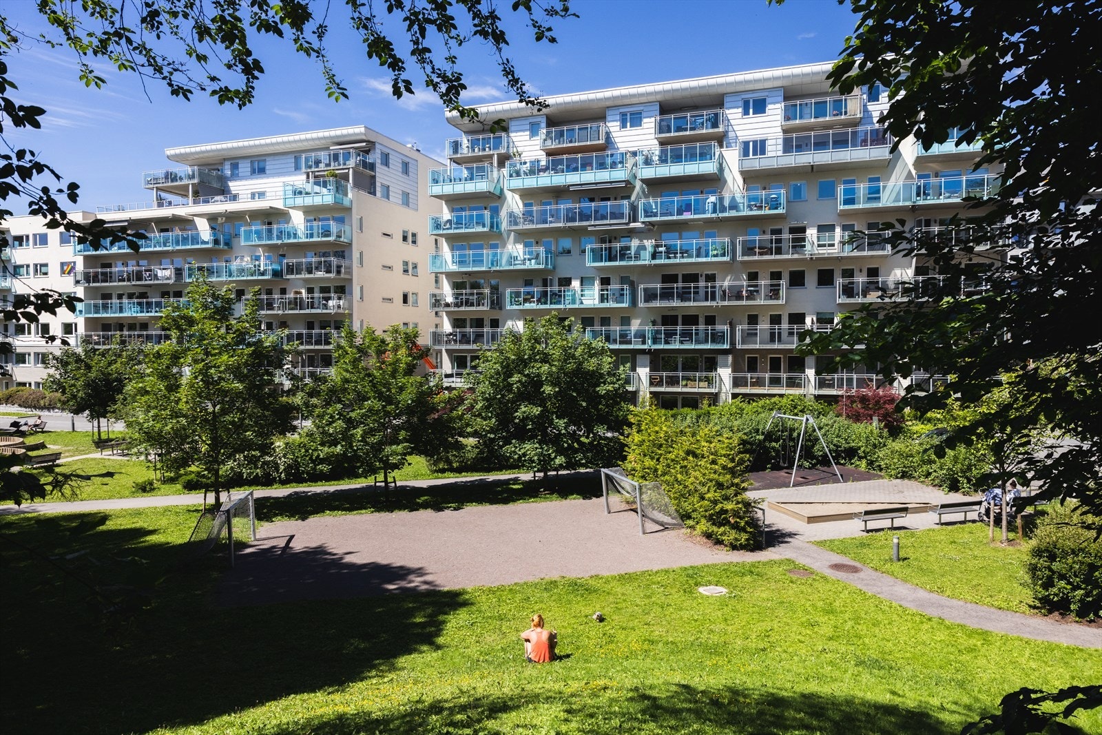 Sameiet Elvelunden består av 115 seksjoner og 1 næringsseksjon. Galleribilde