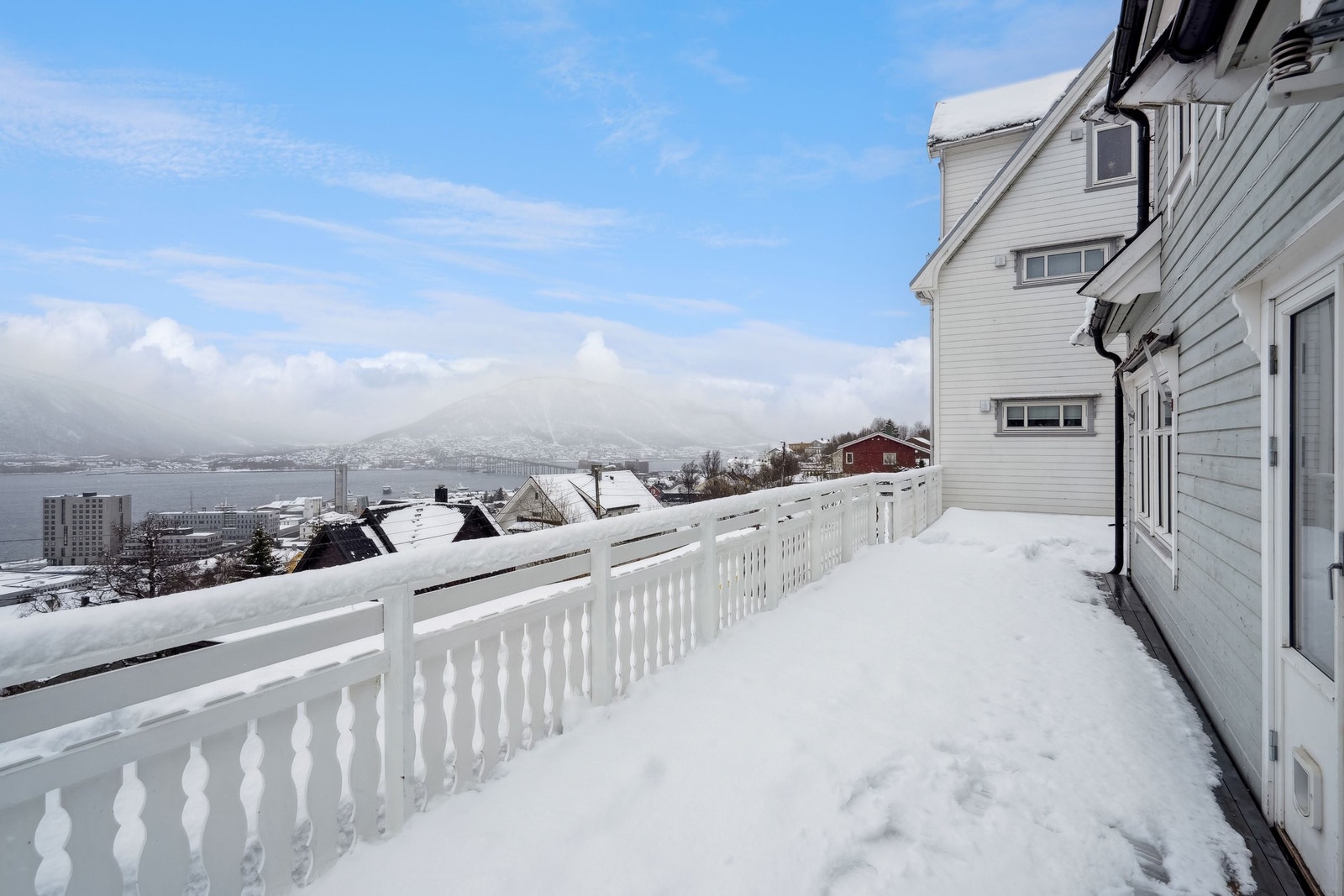 Fantastisk utsikt mot fastlandet Galleribilde