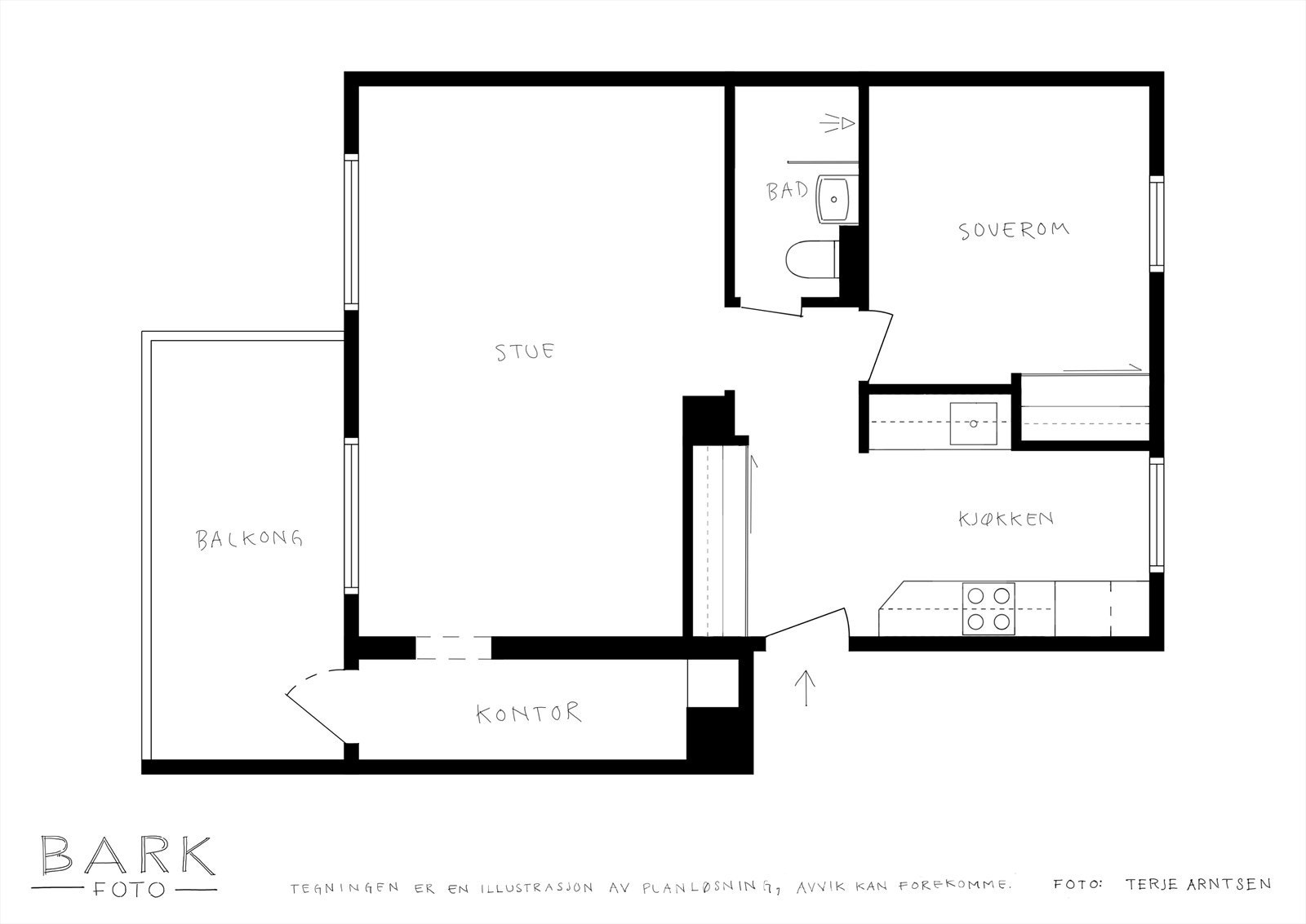 Plantegning Galleribilde