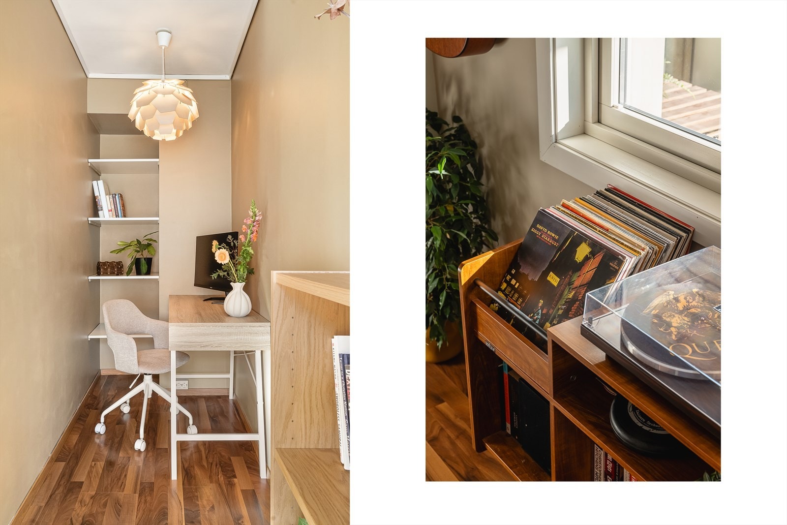 Praktisk rom på 4,2 kvm som fint kan brukes som hjemmekontor eller som lite gjesterom. Galleribilde