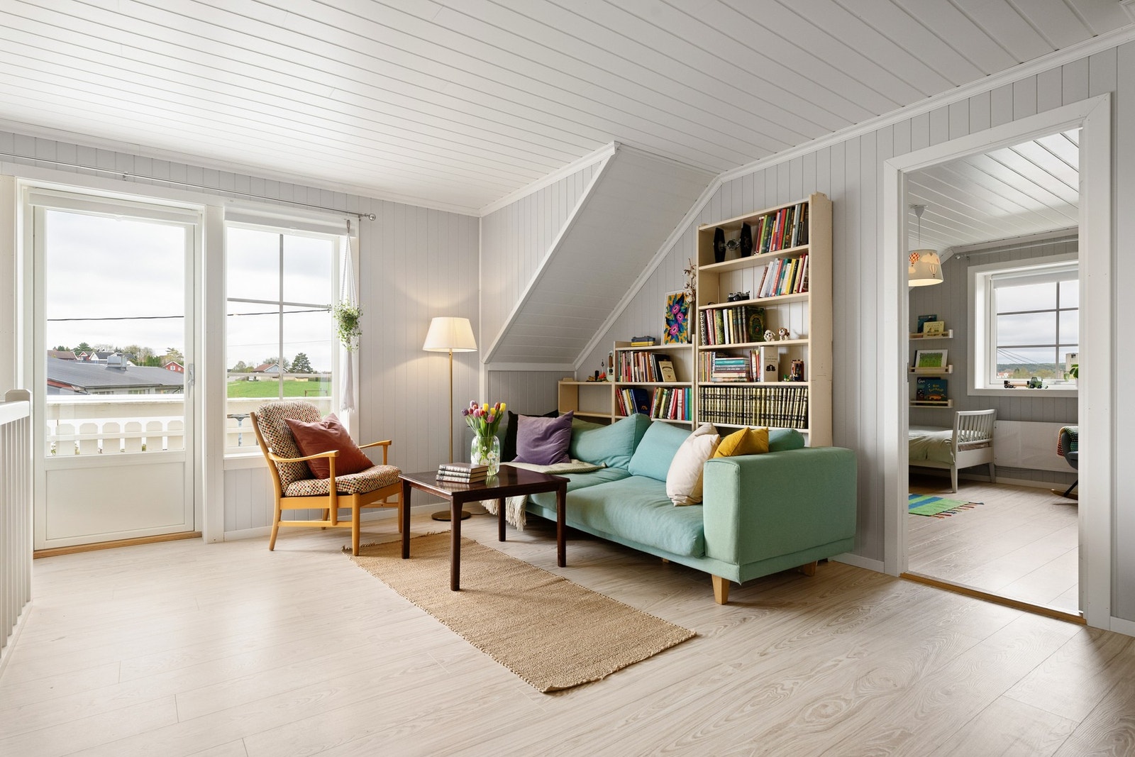 En ekstra stue er perfekt dersom man ønsker å trekke seg tilbake. Galleribilde