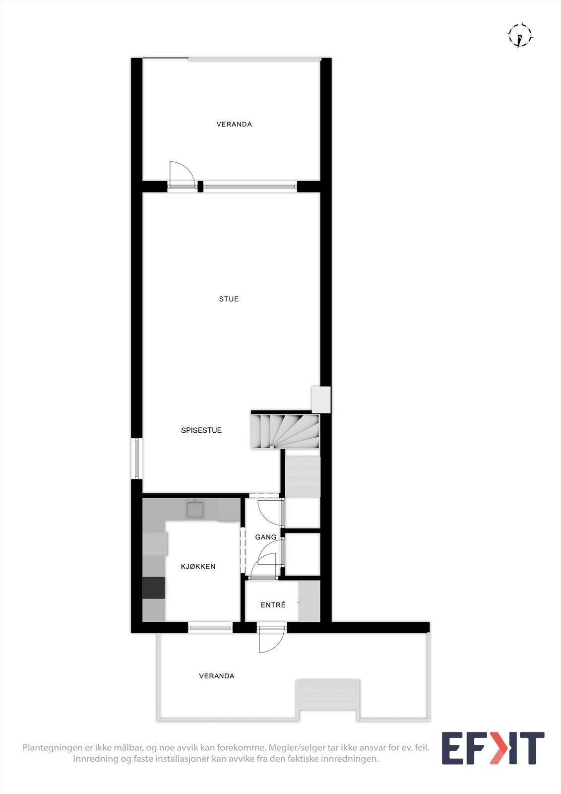 Plantegning 1. etasje. Galleribilde