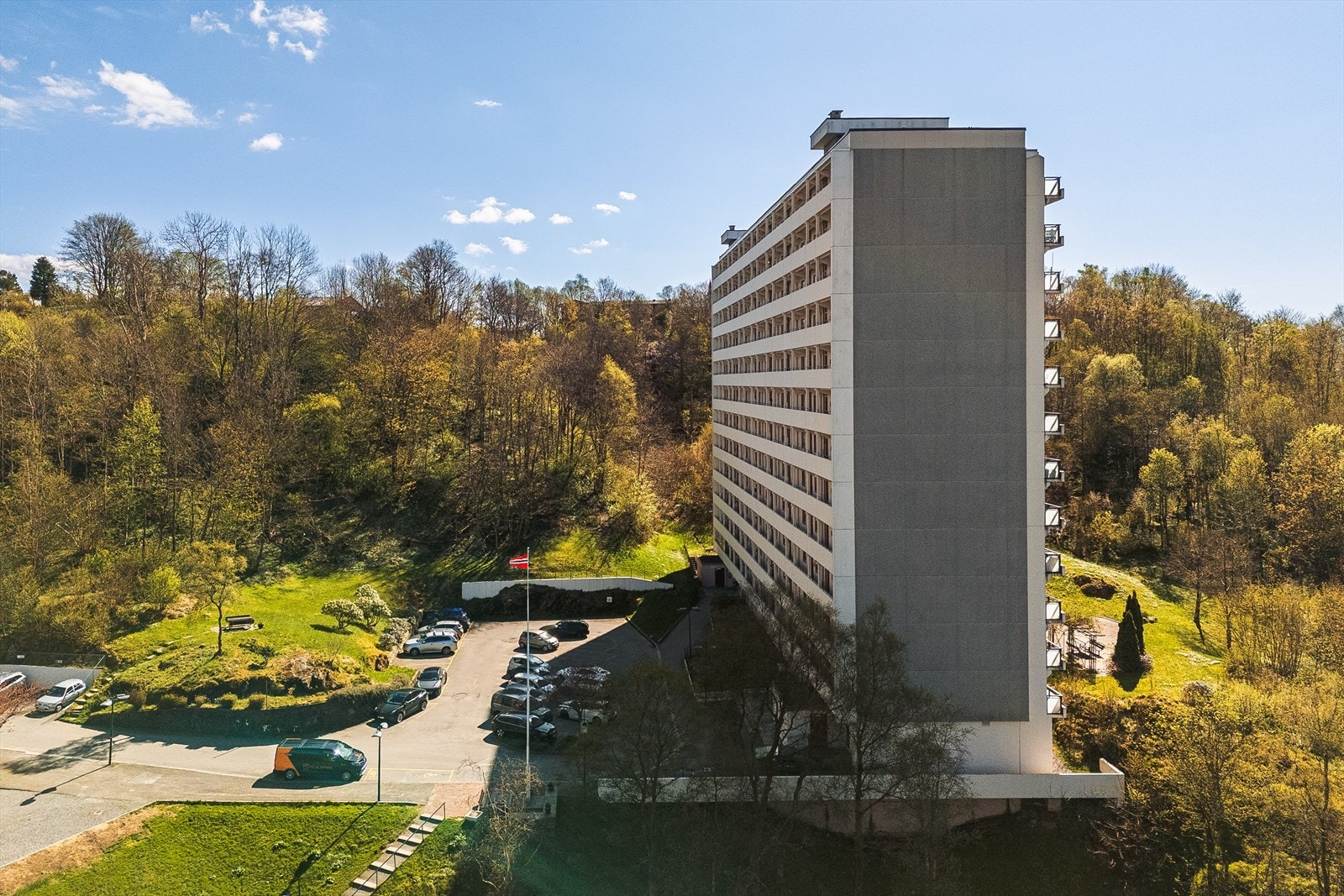 Dronefoto Galleribilde