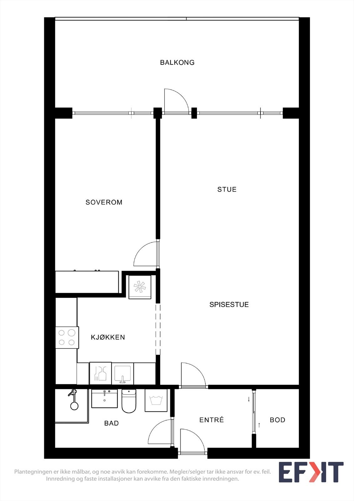 Plantegning Galleribilde