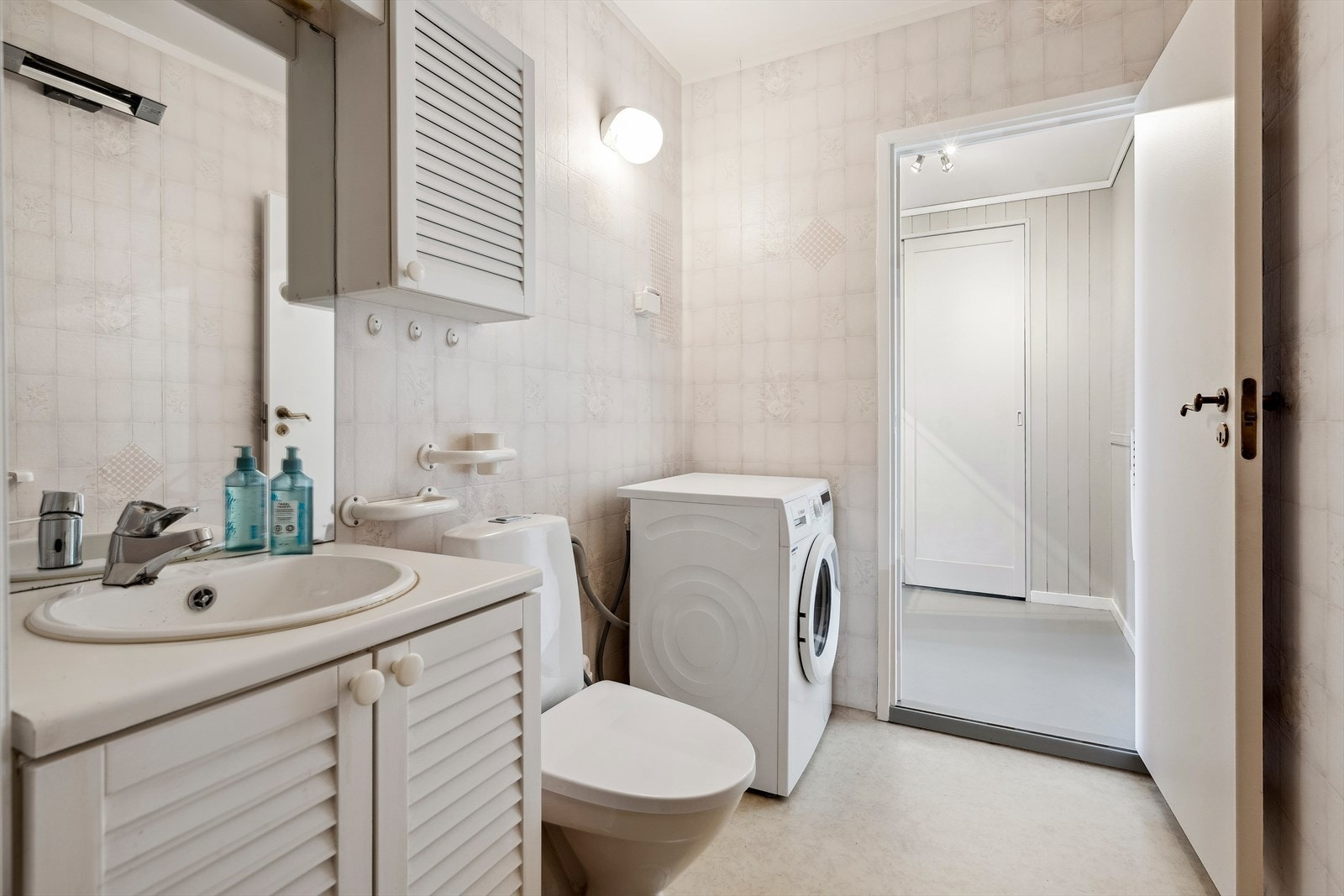 I tillegg er det opplegg for vaskemaskin Galleribilde