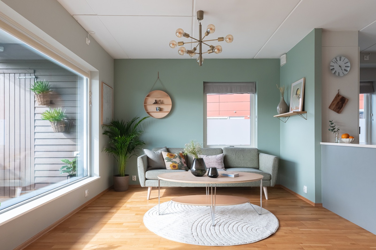 Naturlig plass til sofagruppe. Galleribilde