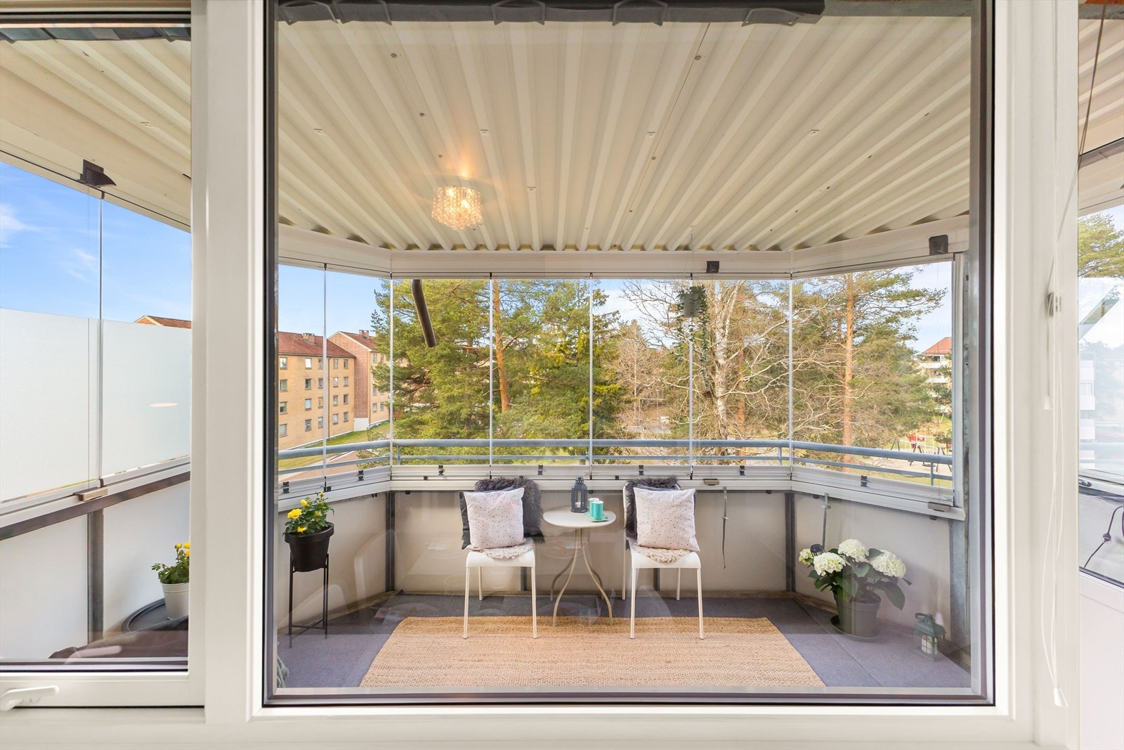 - Vinduene og balkongdøren ble byttet ut i 2014 - Galleribilde