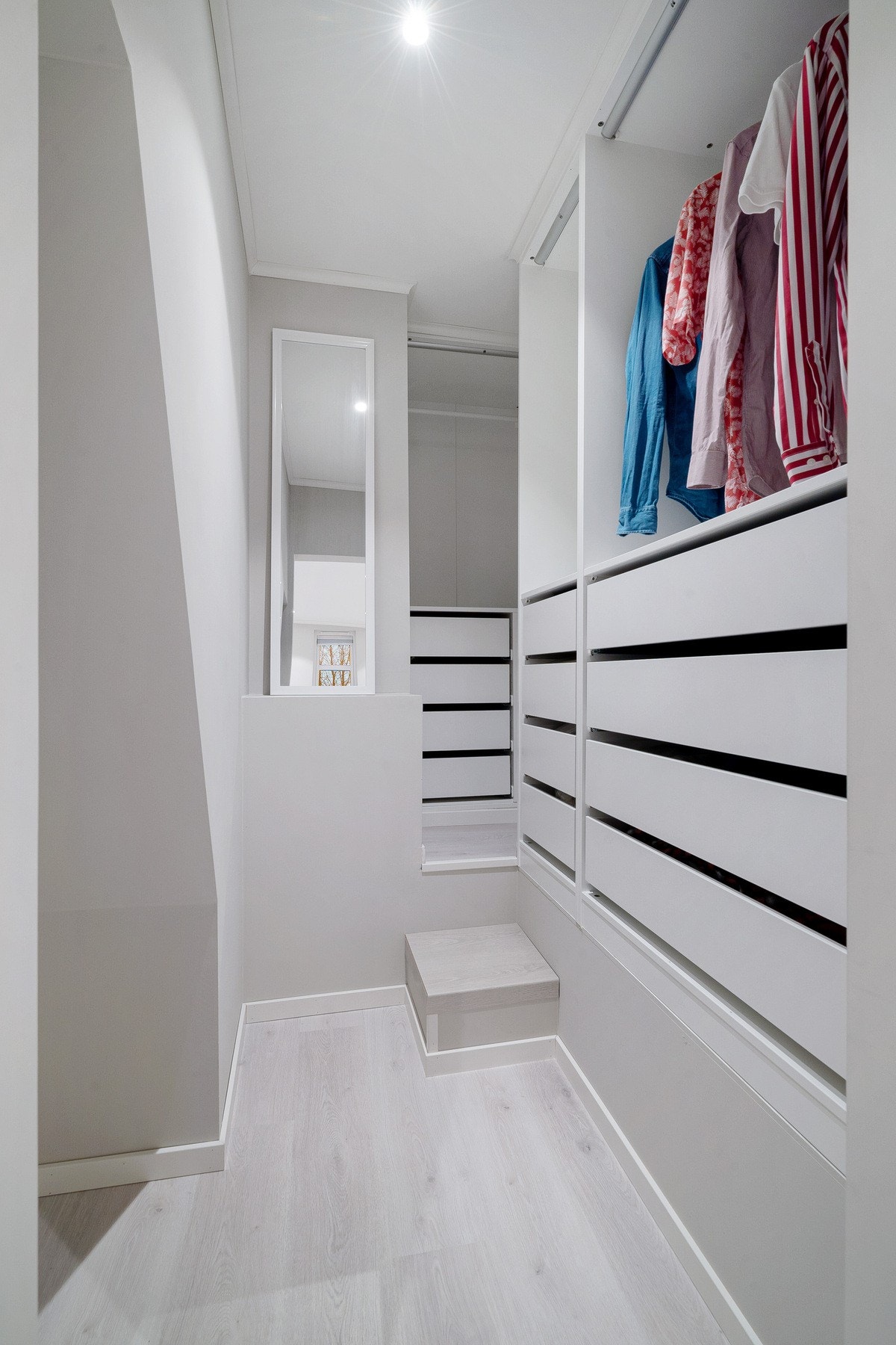 Omkledningsrommet er stilig og velinnredet. Galleribilde