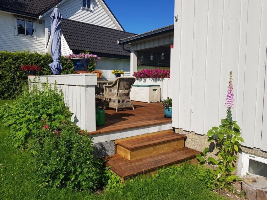 Selgers private bilder fra eiendommen på sommerstid. Galleribilde