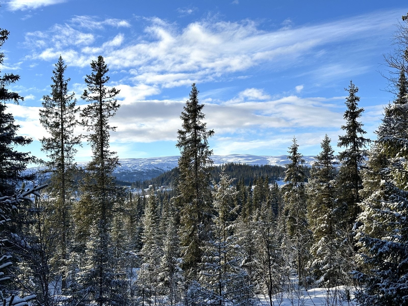 Fra eiendommen er det utsikt over omgivelsene og mot Slettefjell. Galleribilde