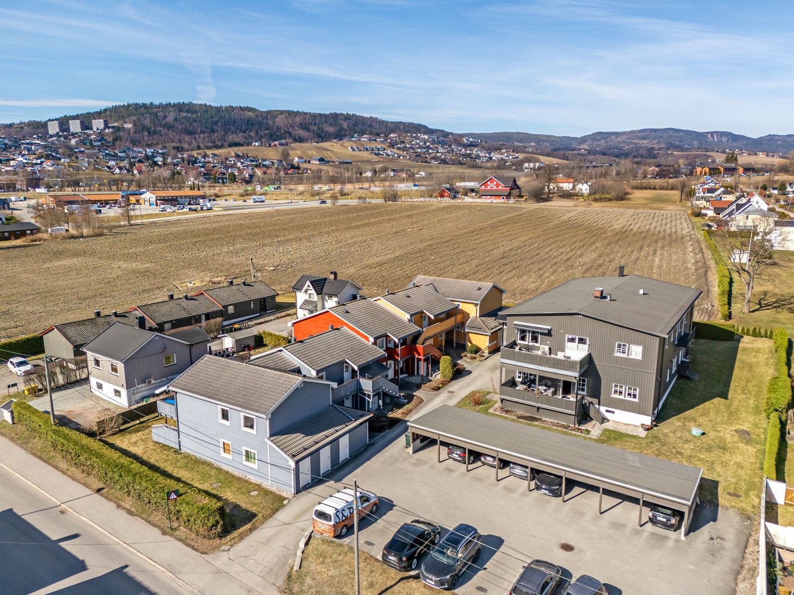 Dronefoto Galleribilde