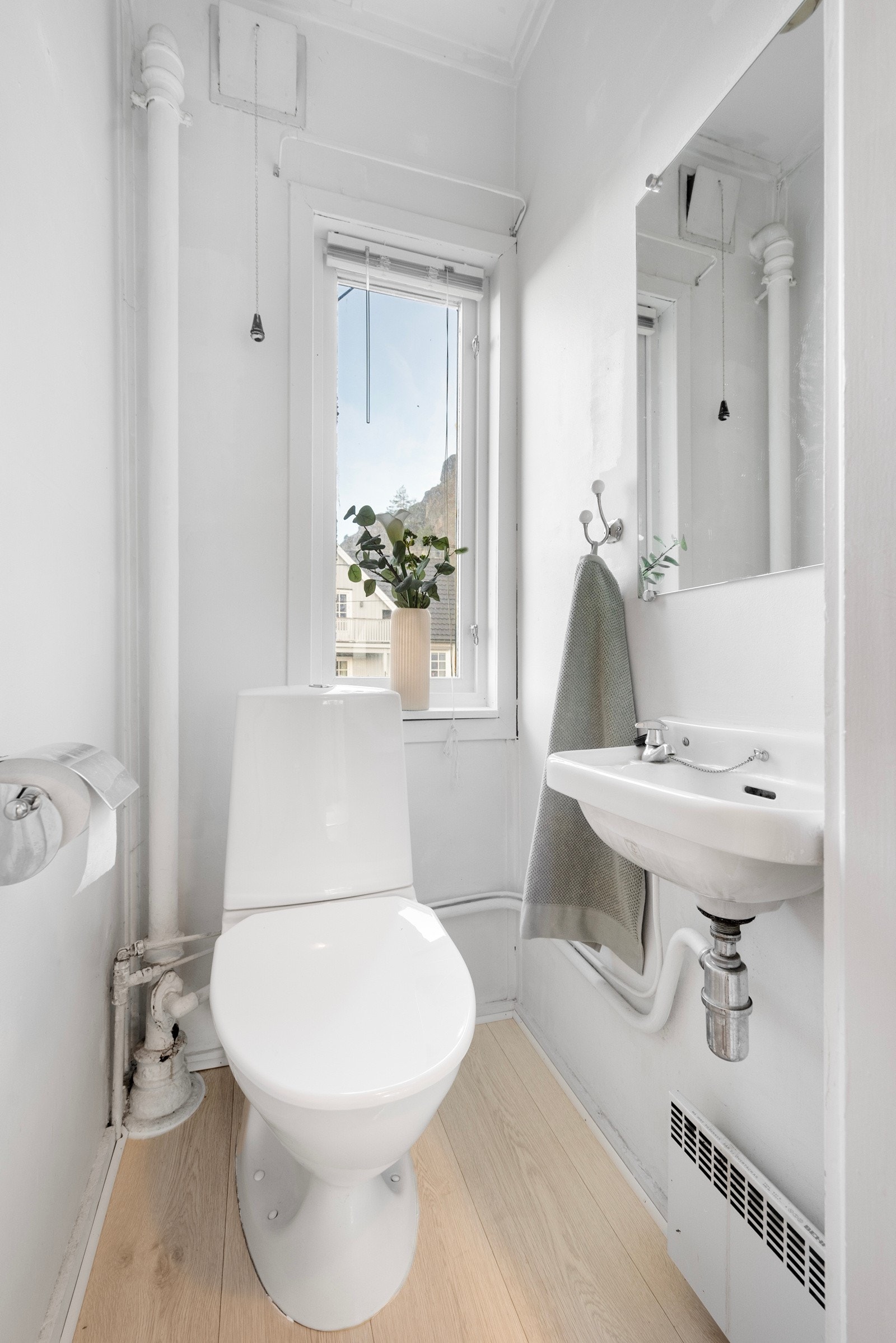 Fra entreen har du adkomst til separat toalett Galleribilde