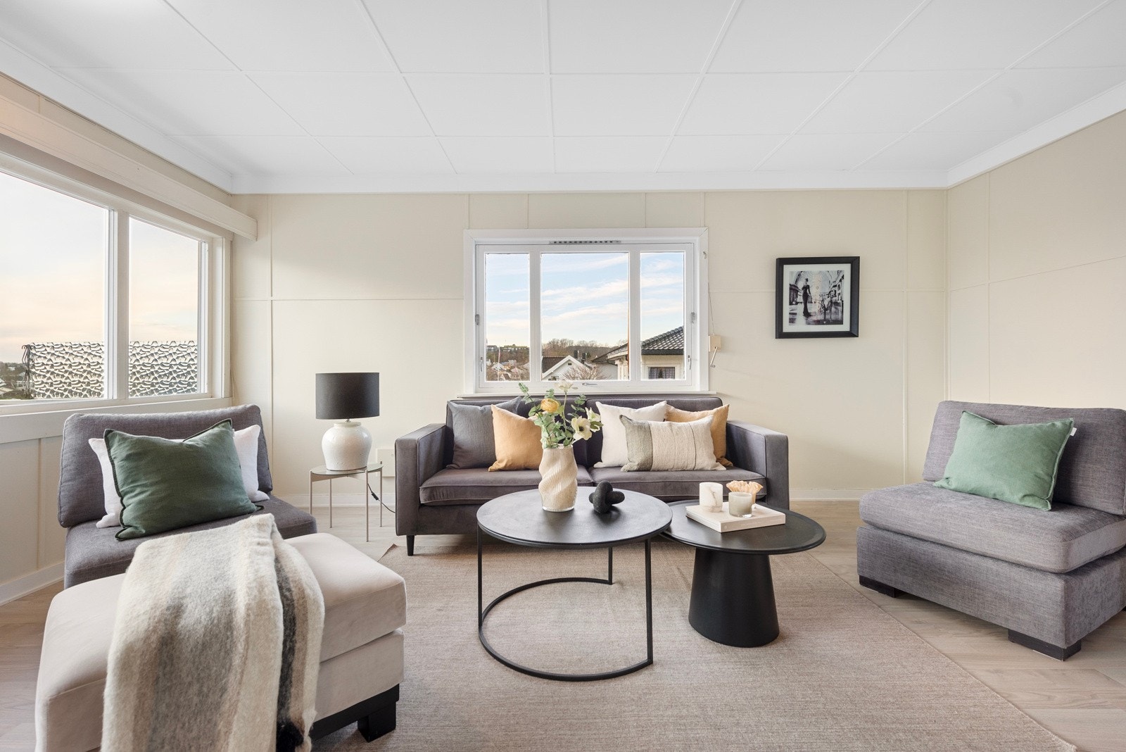 Dette er et rom hvor det er lett å slappe av og finne roen Galleribilde