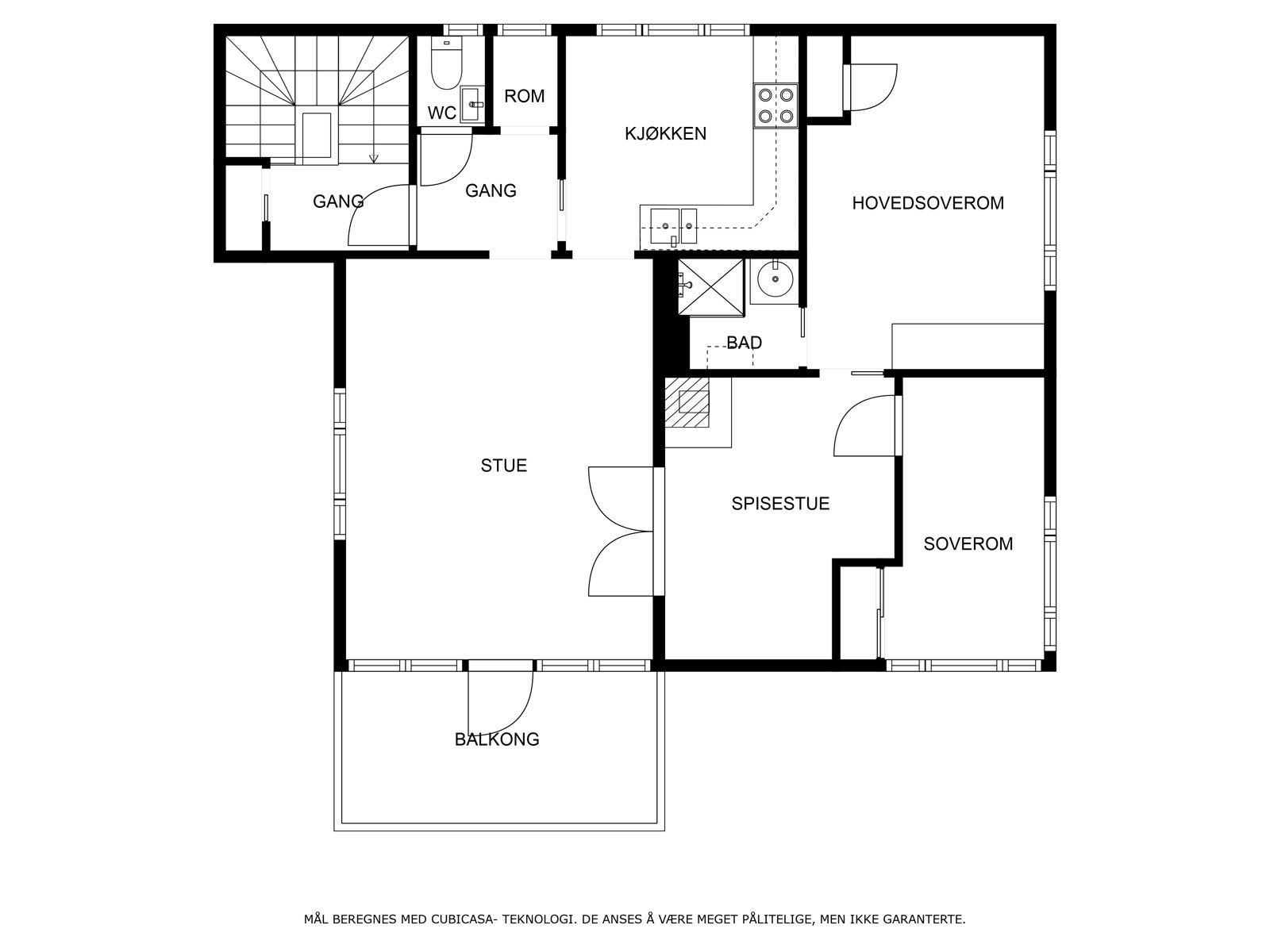 Plantegning 2.etasje Galleribilde