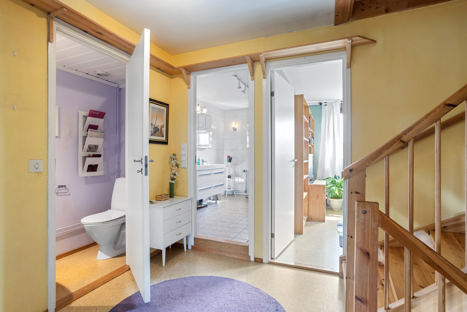 I 5. etasje er det 3 soverom, bad og separat toalett. Galleribilde