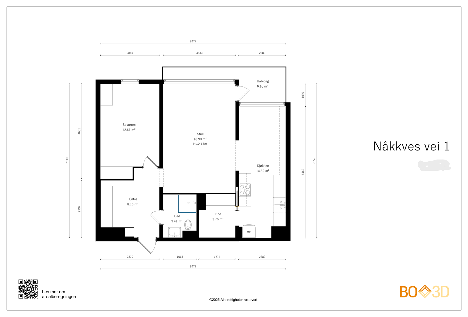 Plantegning. Galleribilde