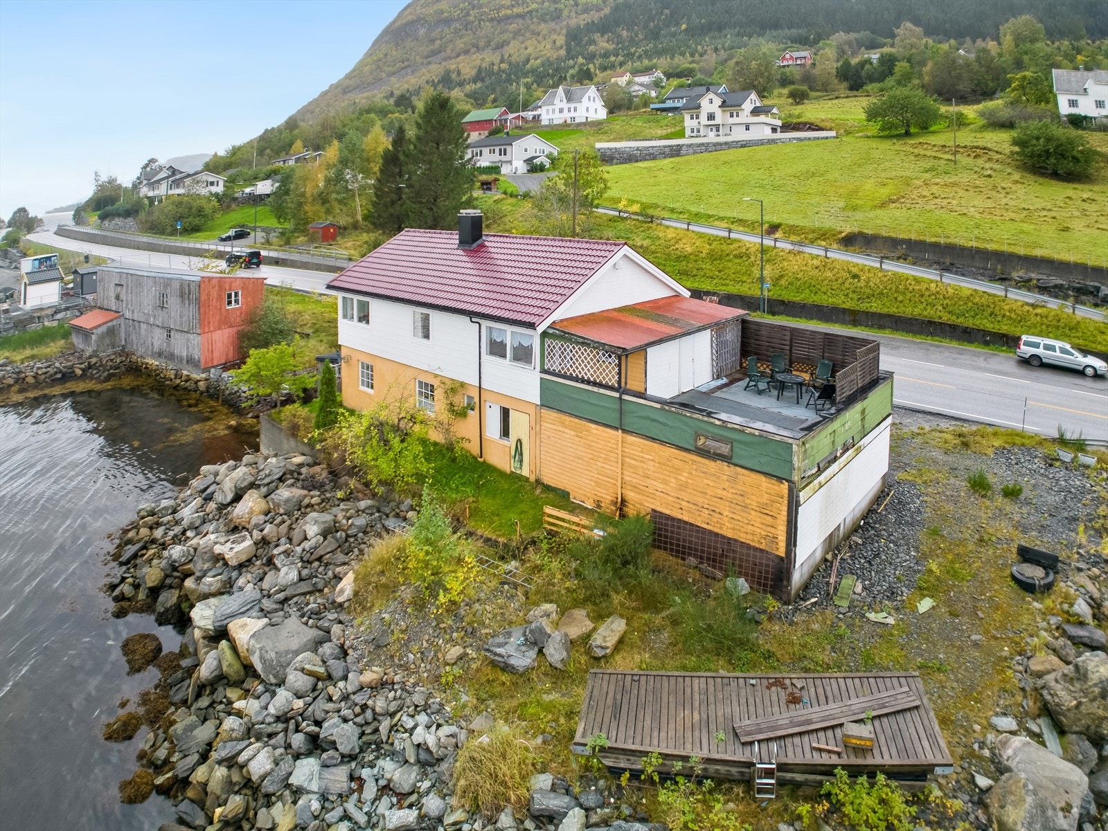 Tomta har sjølinje Galleribilde