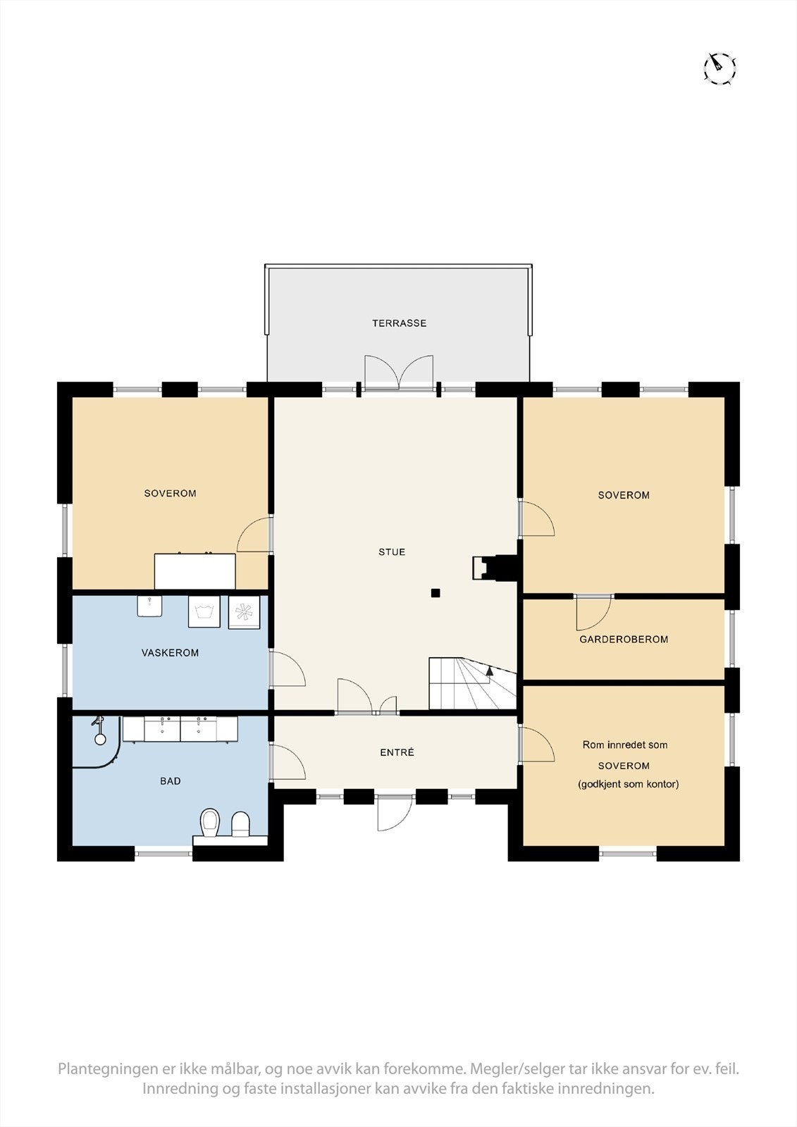 Plantegning 1.etasje. Galleribilde